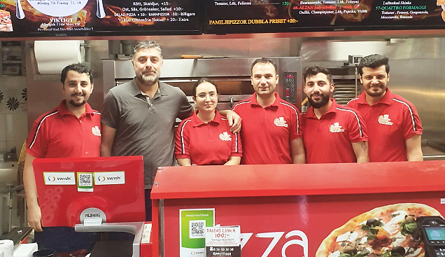 Personalen på Pizza Bageriet Munkebäck